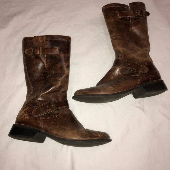 Matisse Shoes - MATISSE Size 8M Brown Distressed Leather Boots